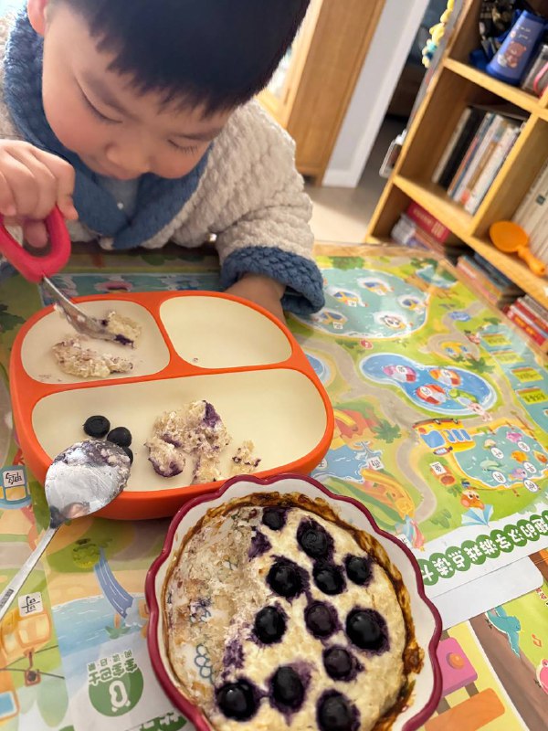 #美食 蓝莓面包